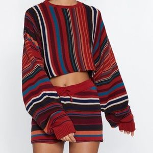 Nasty Gal Sweater and short set